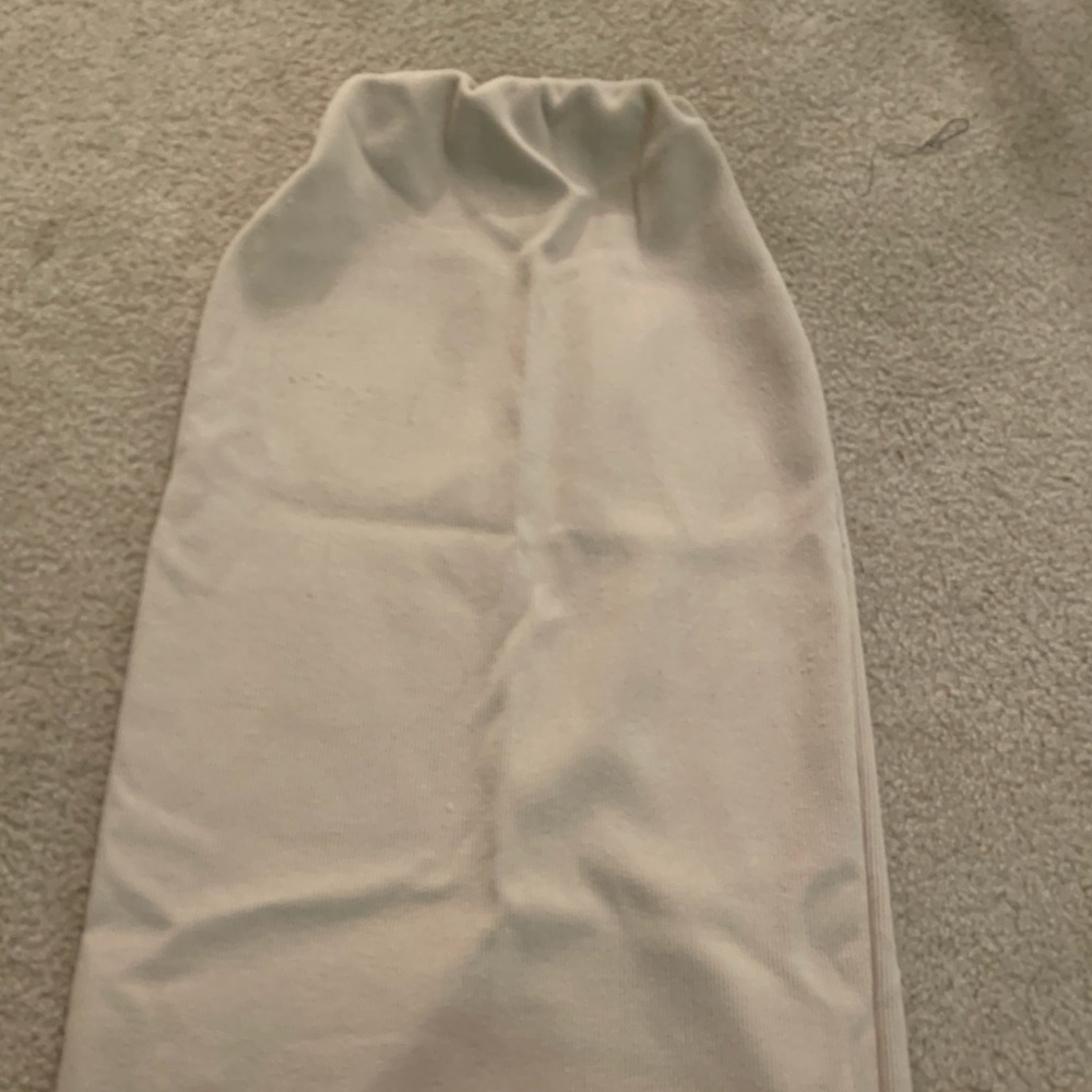 Knitted long skirt